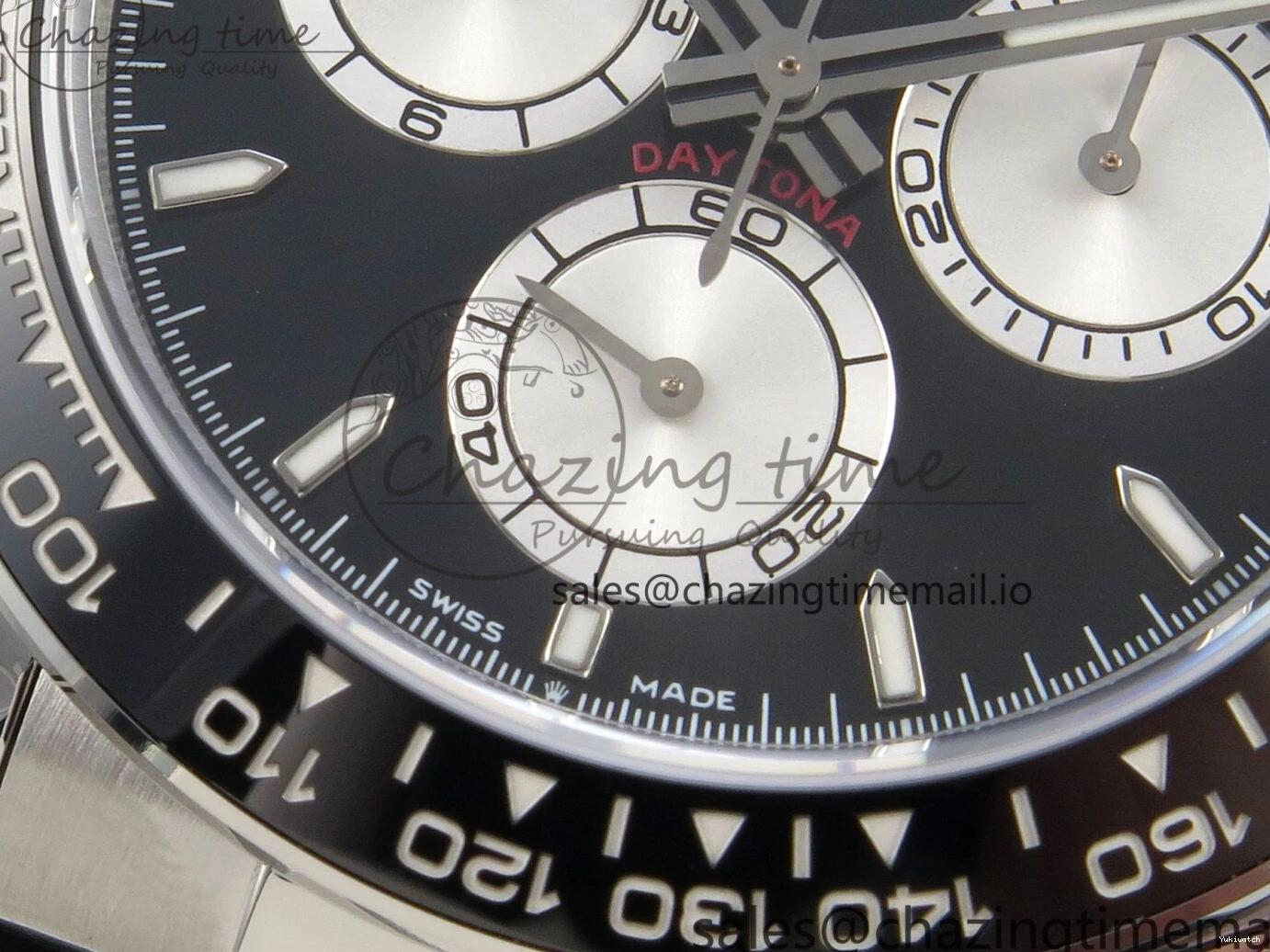 Oysterflex Bezel Clean on Ceramic DD4131 1:1 SS Dial 126519 Black Black Rubber Edition Best Stick Strap Daytona 0518